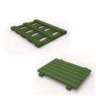 Kit de construção de modelos Diorama KILOKITS 1/72, palete de madeira de 20 unidades