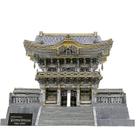 Kit de construção de modelos Nikko Toshogu Shrine Japan Craft Paper 3D