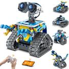 Kit de construção de robôs Mibido 5 em 1 Remoto/App Control 8-14Y