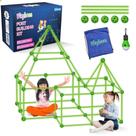 Kit de construção Fort Playbees Glow in The Dark 132 peças