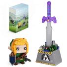 Kit de construção Latephiy The Master Sword com bonecos de ação Link