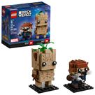 Kit de construção LEGO BrickHeadz Groot & Rocket 189 peças