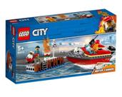 Kit de construção LEGO City Dock Side Fire 60213 (97 peças)