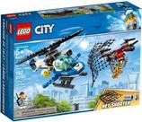 Kit de construção LEGO City Sky Police Drone Chase 60207 192 unidades