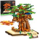 Kit de construção Mibido Ideas Tree House com luzes LED 1008 peças
