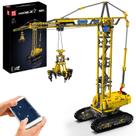 Kit de construção Mold King MOC Crawler Crane com 1731 peças