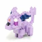 Kit de construção nanoblock Pokémon Espeon Nanoblock Series