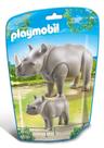 Kit de Construção Playmobil - Rinoceronte com Bebê Kit de Construção Playmobil - Rinoceronte com Bebê