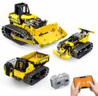 Kit de Construção STEM RC Bulldozer 3 em 1 Zinat, 452 Peças Kit de Construção STEM RC Bulldozer 3 em 1 Zinat, 452 Peças