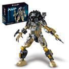 Kit de construção Xenomorph Horror Action Figure 558 unidades com Lego