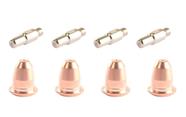 Kit de Consumíveis Plasma Ipt40 Pt40 Ipt60 Pt60: 4 Bicos + 4 Eletrodos Kit de Consumíveis Plasma Ipt40 Pt40 Ipt60 Pt60: 4 Bicos + 4 Eletrodos