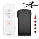 Kit de controle remoto de ventilador de teto, controle remoto sem fio Timing