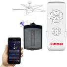Kit de controle remoto Wi-Fi para ventilador de teto 53T com Alexa e Google Kit de controle remoto Wi-Fi para ventilador de teto 53T com Alexa e Google