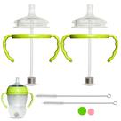 Kit de conversão de copos de palha BelBeyo, silicone, sem BPA, pacote com 2 unidades