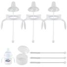 Kit de conversão Sippy Cup XUNICUTE para Philips Avent, pacote com 3