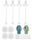 Kit de Conversión a Vaso con Popote Joyfeed para Dr. Brown 8oz, Paquete de 4