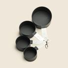 Kit de Copos Medidores Black Inox com 4 Peças - ACASA