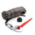 Kit de corda de guincho, engrenagem off-road, 15 m x 5 mm, 2.000 kg, 4.400 libras