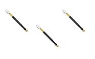 Kit De Cortador De Vidro 3 Unidades Com Corte Afiado Até 12mm Profissional Contém Recipiente Para Colocar Óleo