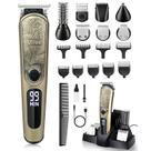 Kit de corte de cabelo e higiene corporal Retro Copper com 9 guias