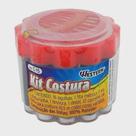 Kit De Costura Caseiro Com Linhas Agulhas E Fita Western