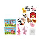 Kit De Costura De Animais De Fazenda Para Crianças, Conjunto De Artesanato DIY, Brinquedo Educativo