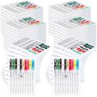 Kit de costura Leyndo 60 caixas de agulhas pré-rosqueadas 7,5x5,6 cm Kit de costura Leyndo 60 caixas de agulhas pré-rosqueadas 7,5x5,6 cm