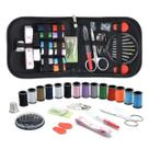 Kit De Costura Rápido Viagem Estojo Linhas Agulhas Alfinetes 27 itens