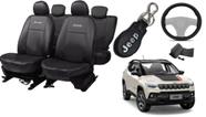 Kit de Couro para Jeep Compass 2018-2024 com Chaveiro Incluso