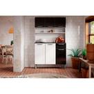 Kit de Cozinha Bertolini Dona Maria 6170 105cm Branco/Preto Kit de Cozinha Bertolini Dona Maria 6170 105cm Branco/Preto
