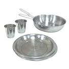 Kit de Cozinha Camping Gourmet 6 Peças, Compacto em Alumínio Kit de Cozinha Camping Gourmet 6 Peças, Compacto em Alumínio