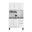 Kit de Cozinha Compacta em Aço 6 Portas 2 Gavetas Pratika Branco - Itatiaia - KIT-105 6PT 2GV PRATIKA BRA Kit de Cozinha Compacta em Aço 6 Portas 2 Gavetas Pratika Branco - Itatiaia - KIT-105 6PT 2GV PRATIKA BRA