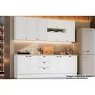 Kit de Cozinha Completa 10 Peças Americana (4Aéreos+3Balcões+3Complementos ) C5P31 Branco - Henn