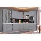 Kit de Cozinha Completa 14 Peças Americana 1 (3 Armários + 4 Balcões + 1 Paneleiro + 6 Complementos) C14P02 Cinza - Henn Kit de Cozinha Completa 14 Peças Americana 1 (3 Armários + 4 Balcões + 1 Paneleiro + 6 Complementos) C14P02 Cinza - Henn