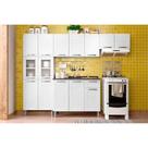 Kit de Cozinha Completa 4 Peças Múltipla (2 Armários + 1 Balcão + 1 Paneleiro) C4P75 Branco - Bertolini