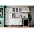 Kit de Cozinha Completa 4 Peças Múltipla (2 Armários + 1 Balcão + 1 Paneleiro) C4P78 Branco - Bertolini Kit de Cozinha Completa 4 Peças Múltipla (2 Armários + 1 Balcão + 1 Paneleiro) C4P78 Branco - Bertolini