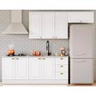 Kit de Cozinha Completa 5 Peças Americana (2Aéreos+2Balcões+1Complemento) s/Pia CZ130 Branco - Henn