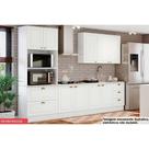 Kit de Cozinha Completa 5 Peças Americana Peças (1Aéreo+2Balcões+1Paneleiro+1Complemento) C5P30 Branco - Henn Kit de Cozinha Completa 5 Peças Americana Peças (1Aéreo+2Balcões+1Paneleiro+1Complemento) C5P30 Branco - Henn