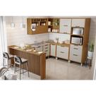 Kit de Cozinha Completa 9 Peças Imperatriz (3Aéreos+4Balcões+1TorreQuente+1Ilha) C9P62 Freijo/Off White - Nesher Kit de Cozinha Completa 9 Peças Imperatriz (3Aéreos+4Balcões+1TorreQuente+1Ilha) C9P62 Freijo/Off White - Nesher