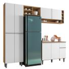 Kit de Cozinha Completo 230cm Vanessa 3 Peças AJL Móveis