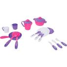 Kit de Cozinha Infantil Calesita - 15 Acessórios - Rosa/Lilás Kit de Cozinha Infantil Calesita - 15 Acessórios - Rosa/Lilás