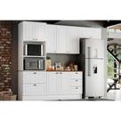 Kit de Cozinha Modulada 5 Peças Americana (2 Aéreos. 1 Balcão, 1 Paneleiro, 1 Complemento) Branco - Henn Kit de Cozinha Modulada 5 Peças Americana (2 Aéreos. 1 Balcão, 1 Paneleiro, 1 Complemento) Branco - Henn