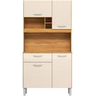 Kit de Cozinha Rúbia 4 Portas 1 Gaveta 91cm Cinamomo-off White Demóbile Kit de Cozinha Rúbia 4 Portas 1 Gaveta 91cm Cinamomo-off White Demóbile