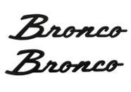 Kit de crachá Fender Ford Bronco Classic Matte Black 2021-2024