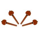 Kit de Cravelhas em Boxwood para Violoncelo 4/4 - Modelo coração