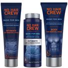 Kit de Creme Depilatório NO HAIR CREW Íntimo e Corporal