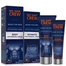 Kit de Cremes Depilatórios NO HAIR CREW para Corpo e Área Íntima Kit de Cremes Depilatórios NO HAIR CREW para Corpo e Área Íntima