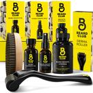 Kit de crescimento de barba The Beard Club Signature com Derma Roller