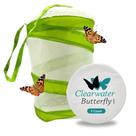 Kit de Criação de Borboletas Clearwater com 5 Lagartas Vivas e Tela