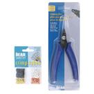 Kit de Crimpagem The Beadsmith Alicates 13 cm 500 Tubos 2x2 mm Kit de Crimpagem The Beadsmith Alicates 13 cm 500 Tubos 2x2 mm